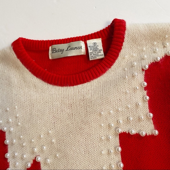 VINTAGE - ZIGGY STARDUST SWEATER DRESS sz. M - Picture 8 of 13